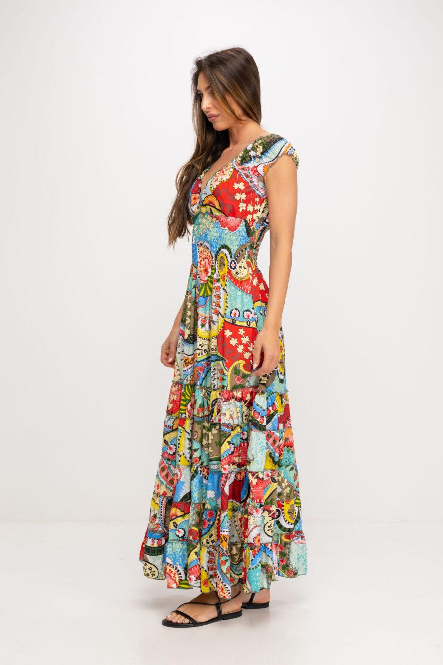Peace&love By Calao VESTIDO LARGO ESTAMPADO