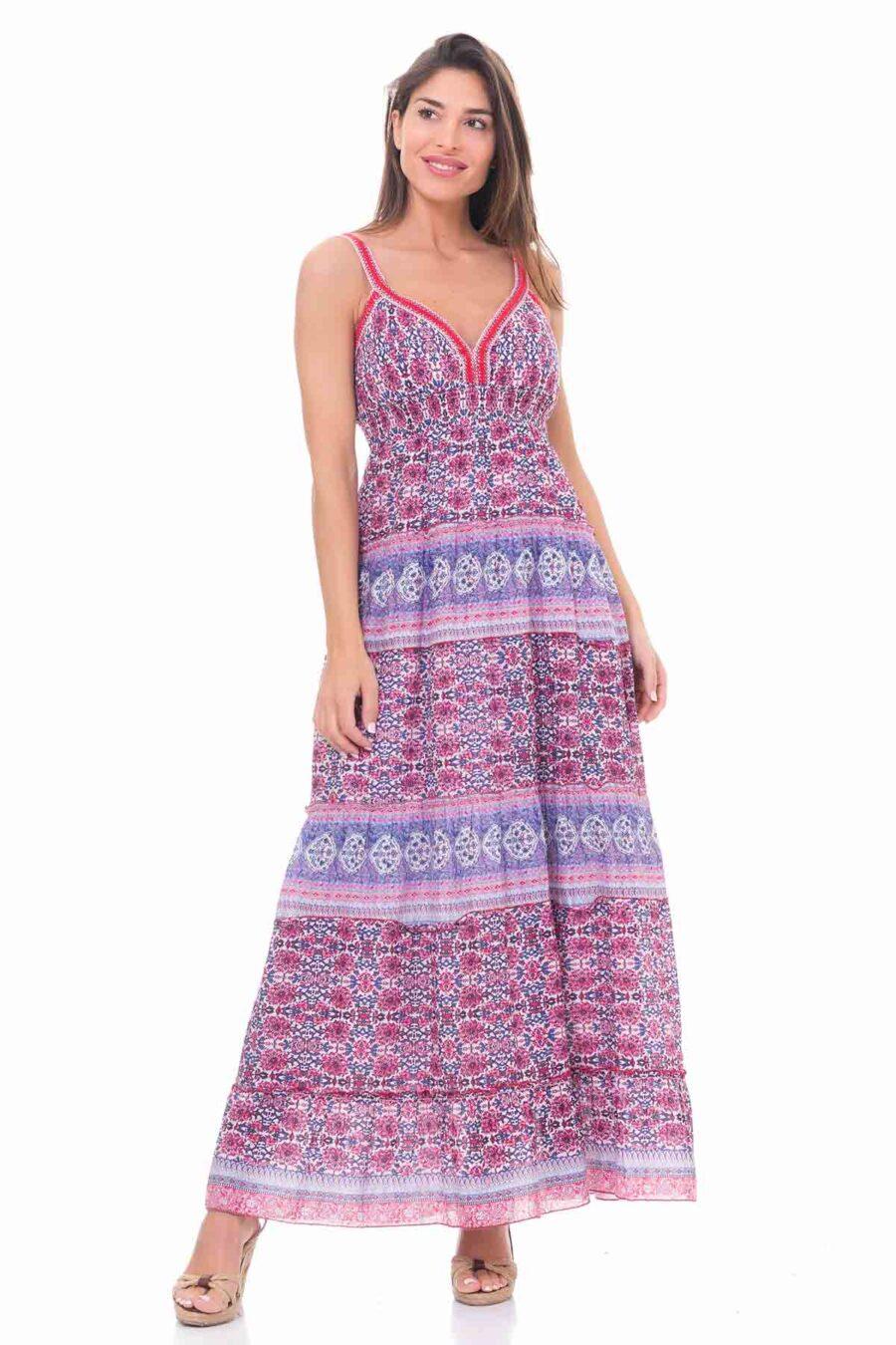 peace&love by calao VESTIDO LARGO ESTAMPADO