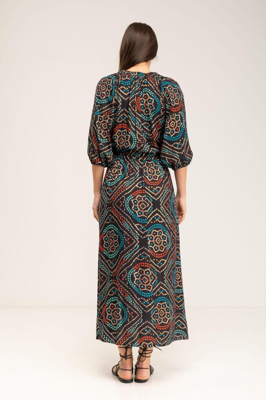 Peace&love By Calao VESTIDO LARGO ESTAMPADO ÉTNICO