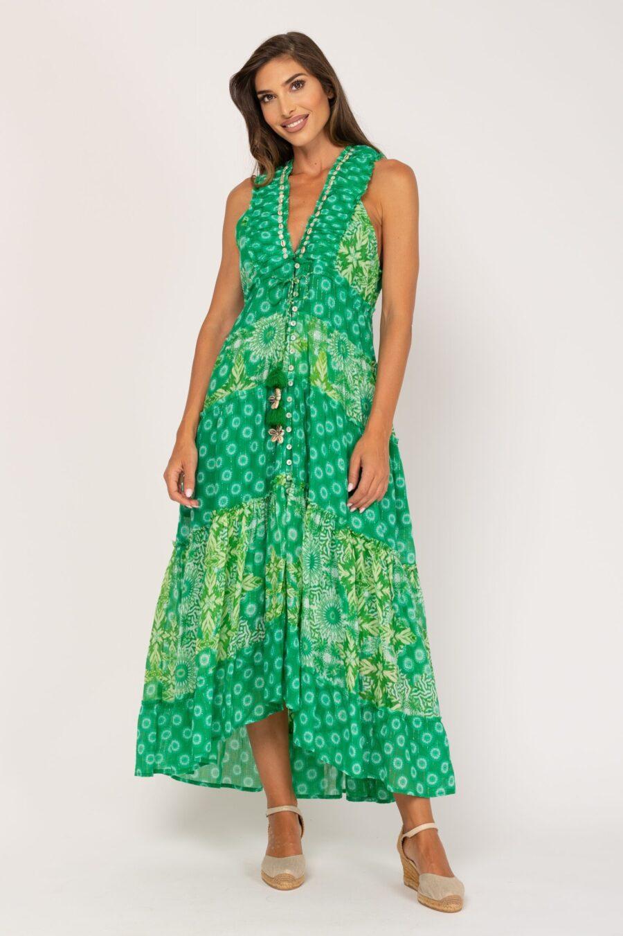 peace&love by calao VESTIDO LARGO ESTAMPADO