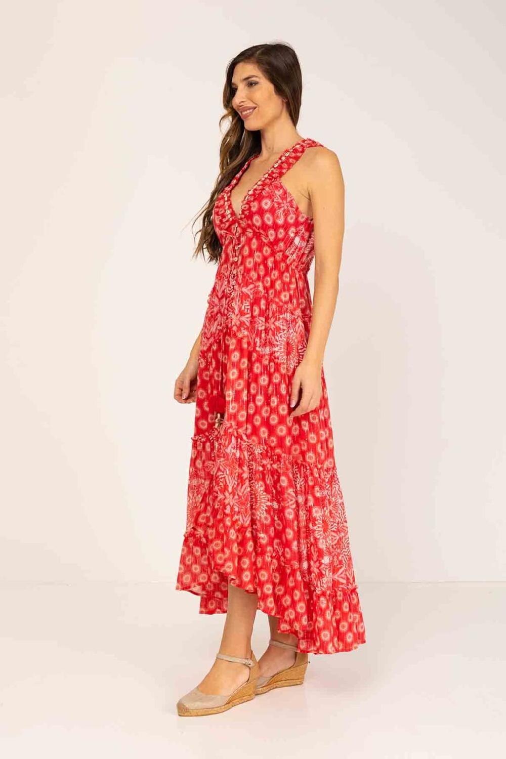 Peace&love By Calao VESTIDO LARGO ESTAMPADO