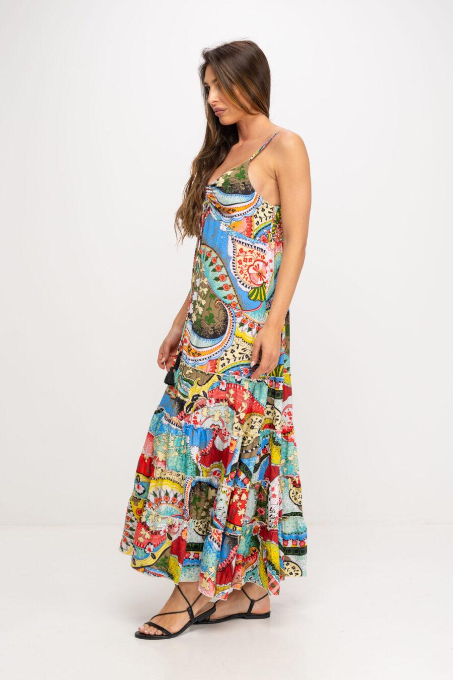 Peace&love By Calao VESTIDO LARGO ESTAMPADO