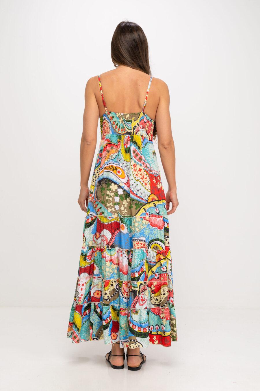 Peace&love By Calao VESTIDO LARGO ESTAMPADO