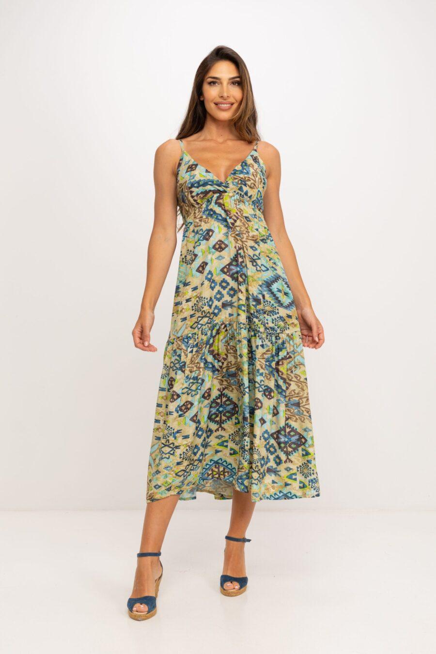 Peace&love By Calao VESTIDO LARGO ESTAMPADO