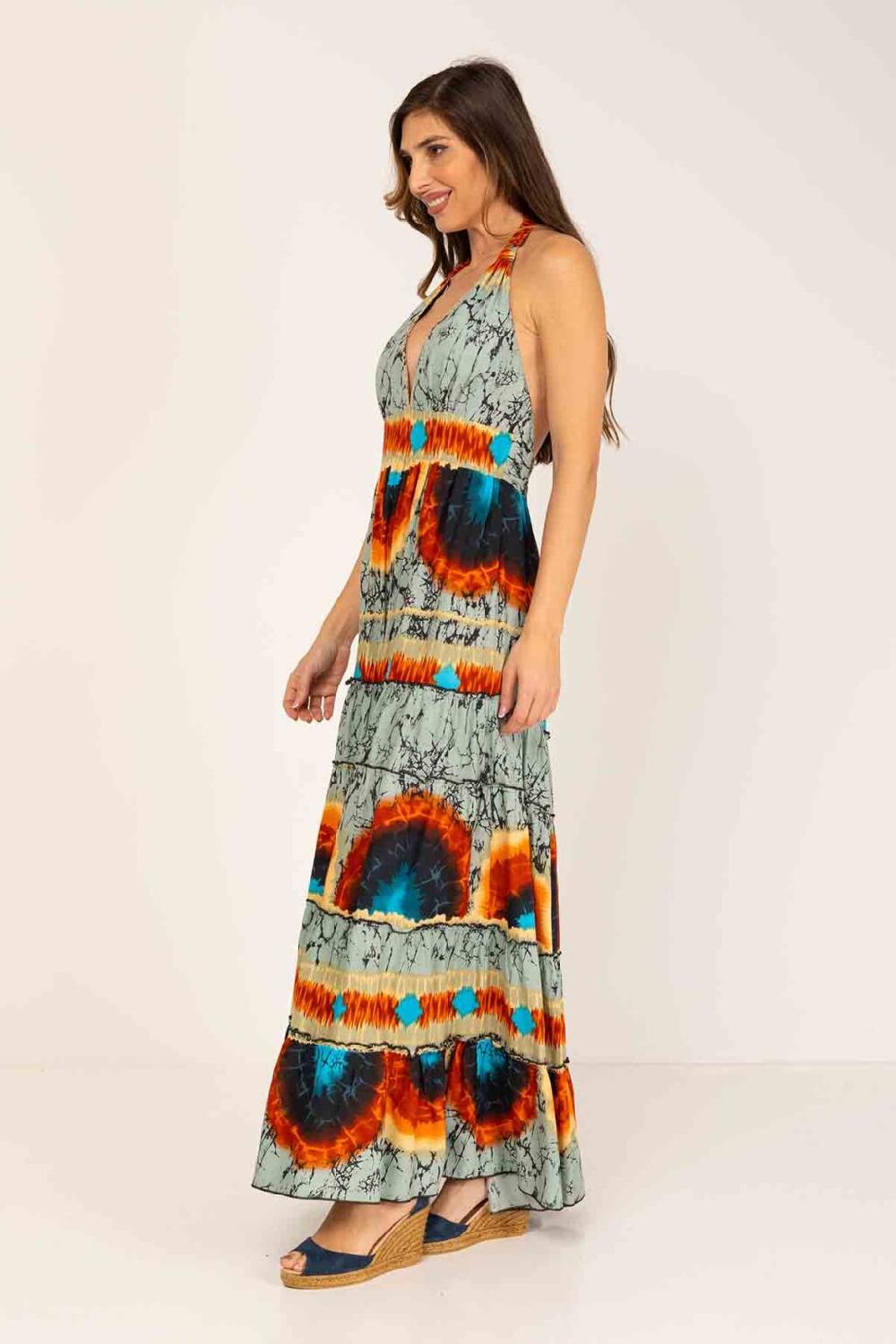 Peace&love By Calao VESTIDO LARGO TYE DYE