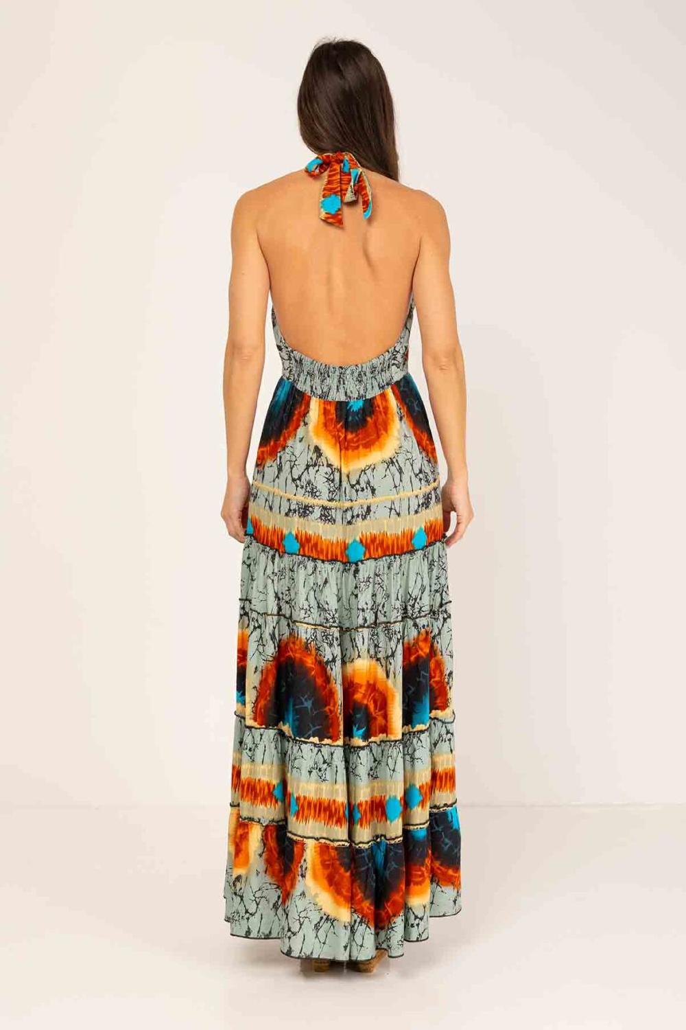 Peace&love By Calao VESTIDO LARGO TYE DYE