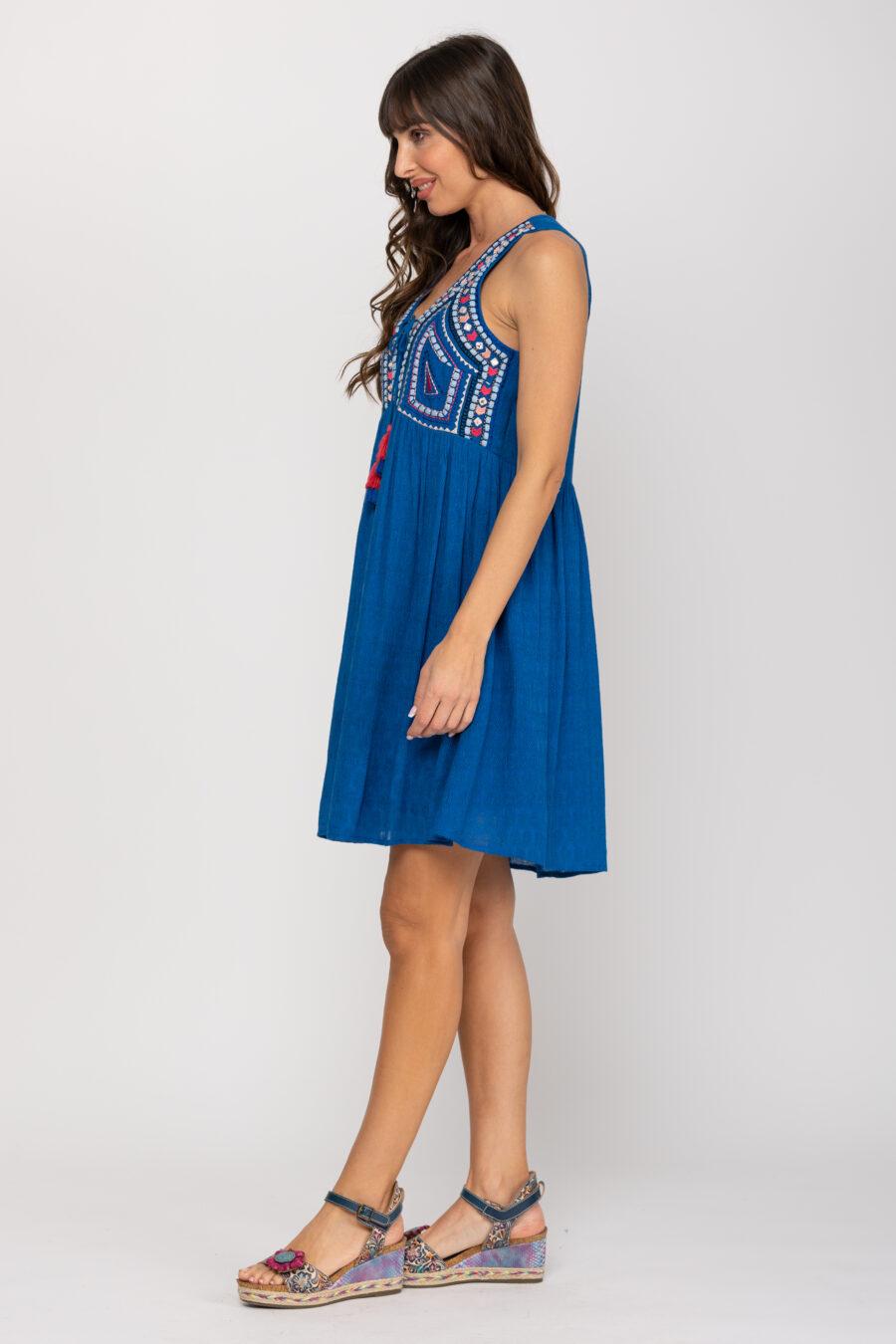 Peace&love By Calao VESTIDO LISO BORDADO