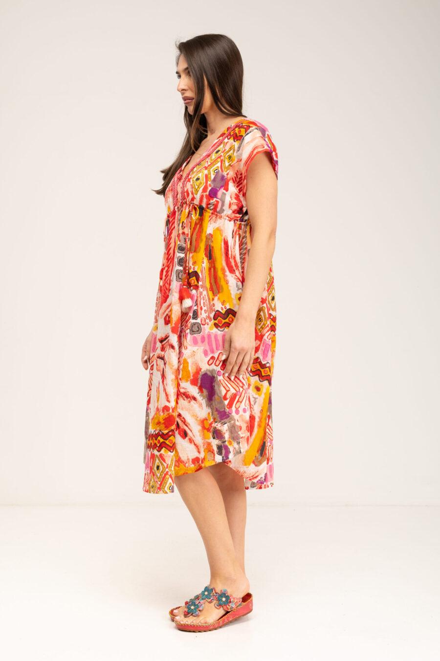 Peace&love By Calao VESTIDO LISO BORDADO