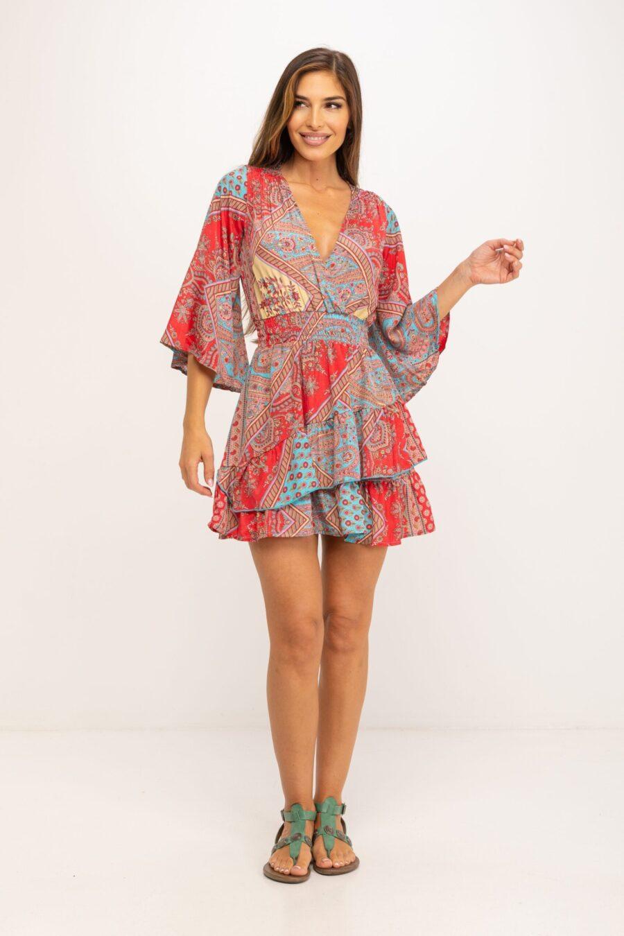 Peace&love By Calao VESTIDO MINI ESTAMPADO