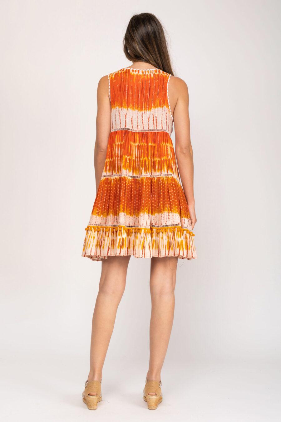 Peace&love By Calao VESTIDO TYE DYE CORTO