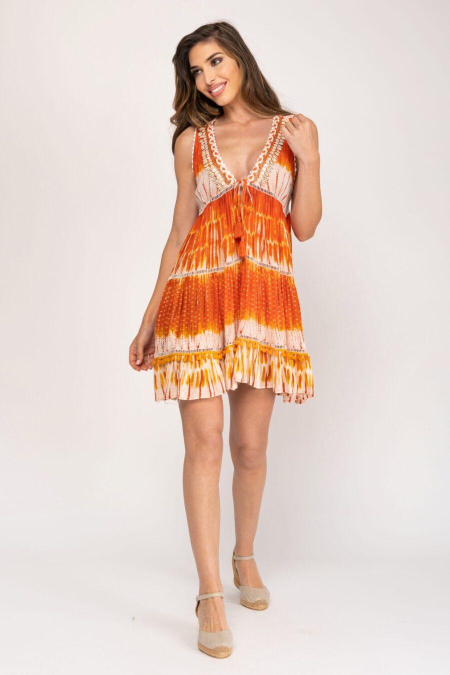 peace&love by calao VESTIDO TYE DYE CORTO