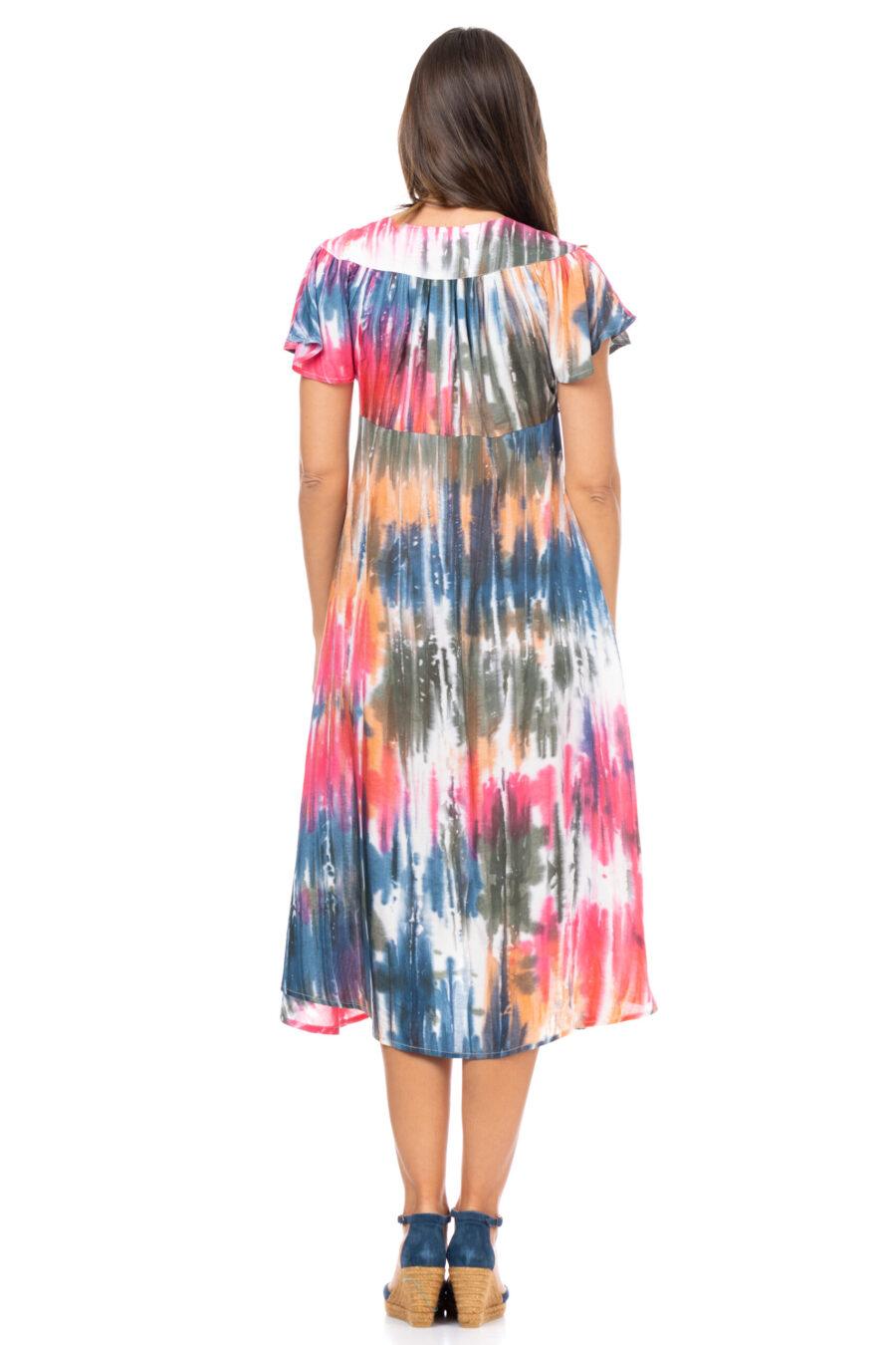 Peace&love By Calao VESTIDO TYE DYE DE COLORES