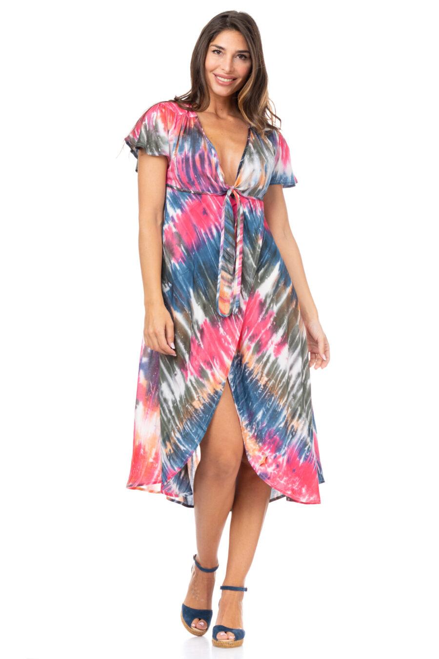 peace&love by calao VESTIDO TYE DYE DE COLORES