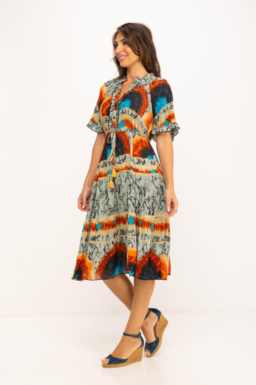 Peace&love By Calao VESTIDO TYE DYE LARGO