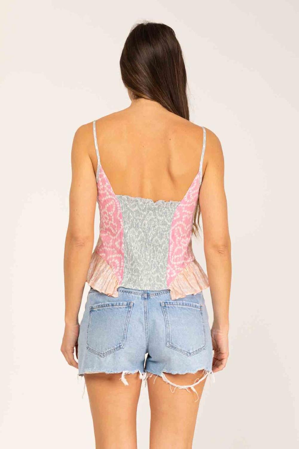 Peace&love By Calao TOP ESTAMPADO CON MEZCLA DE COLORES