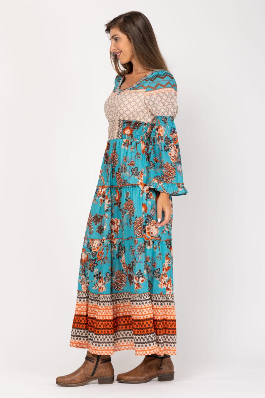 Peace&love By Calao VESTIDO CON DIFERENTES ESTAMPADOS PR8128V