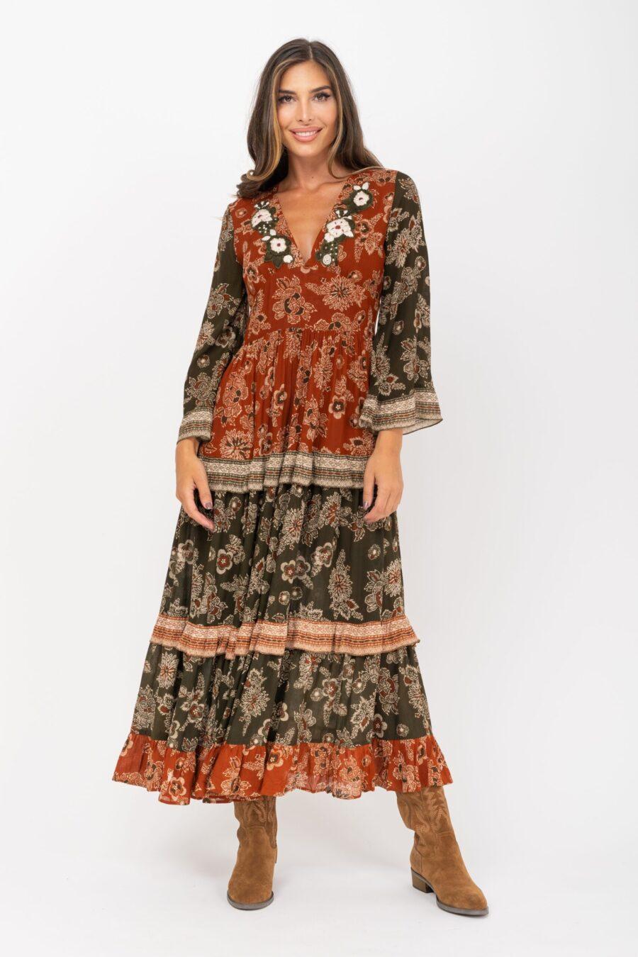 peace&love by calao VESTIDO CON VARIOS ESTAMPADOS PR3016V