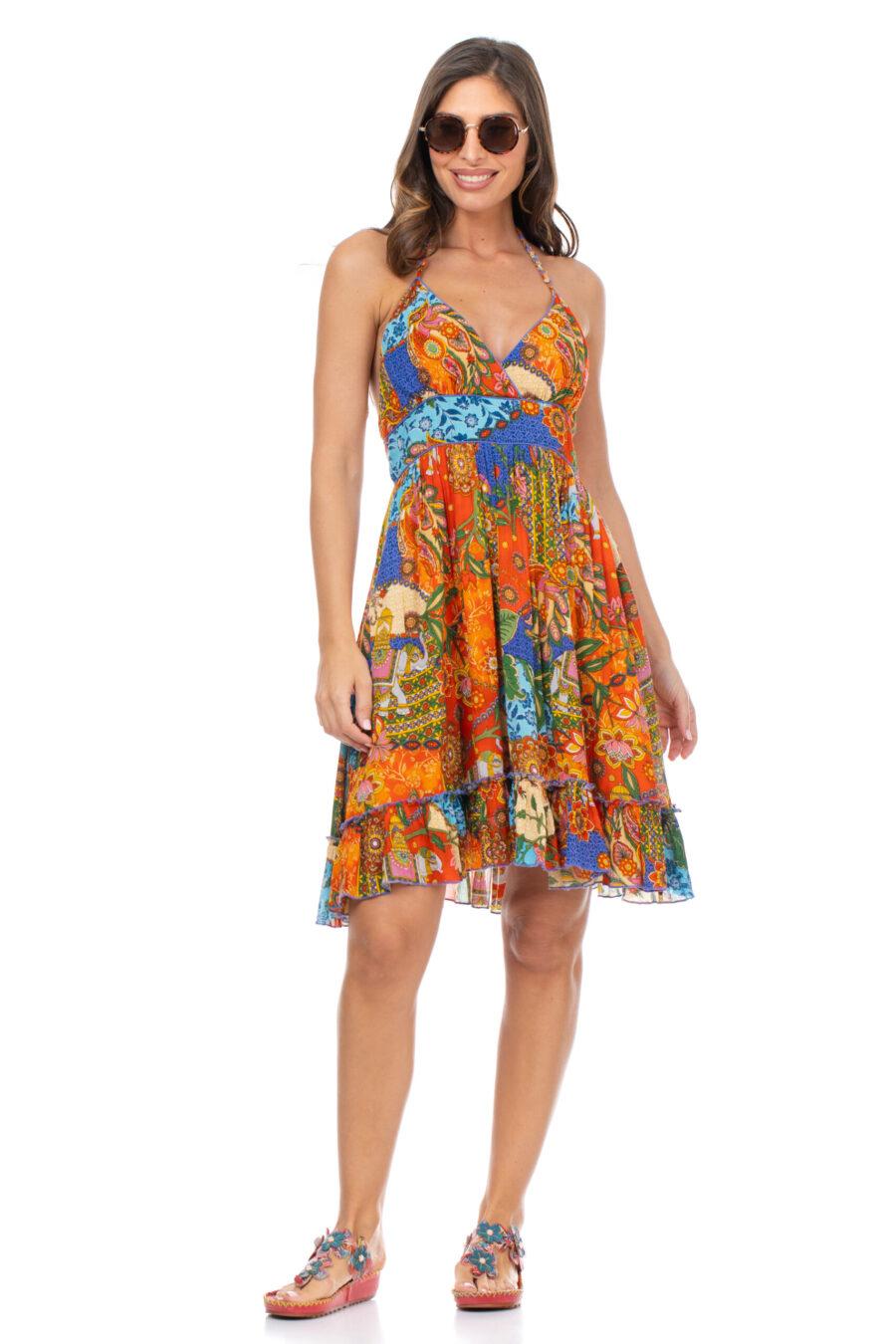 peace&love by calao VESTIDO CORTO CON TIRANTE ESPAGUETI