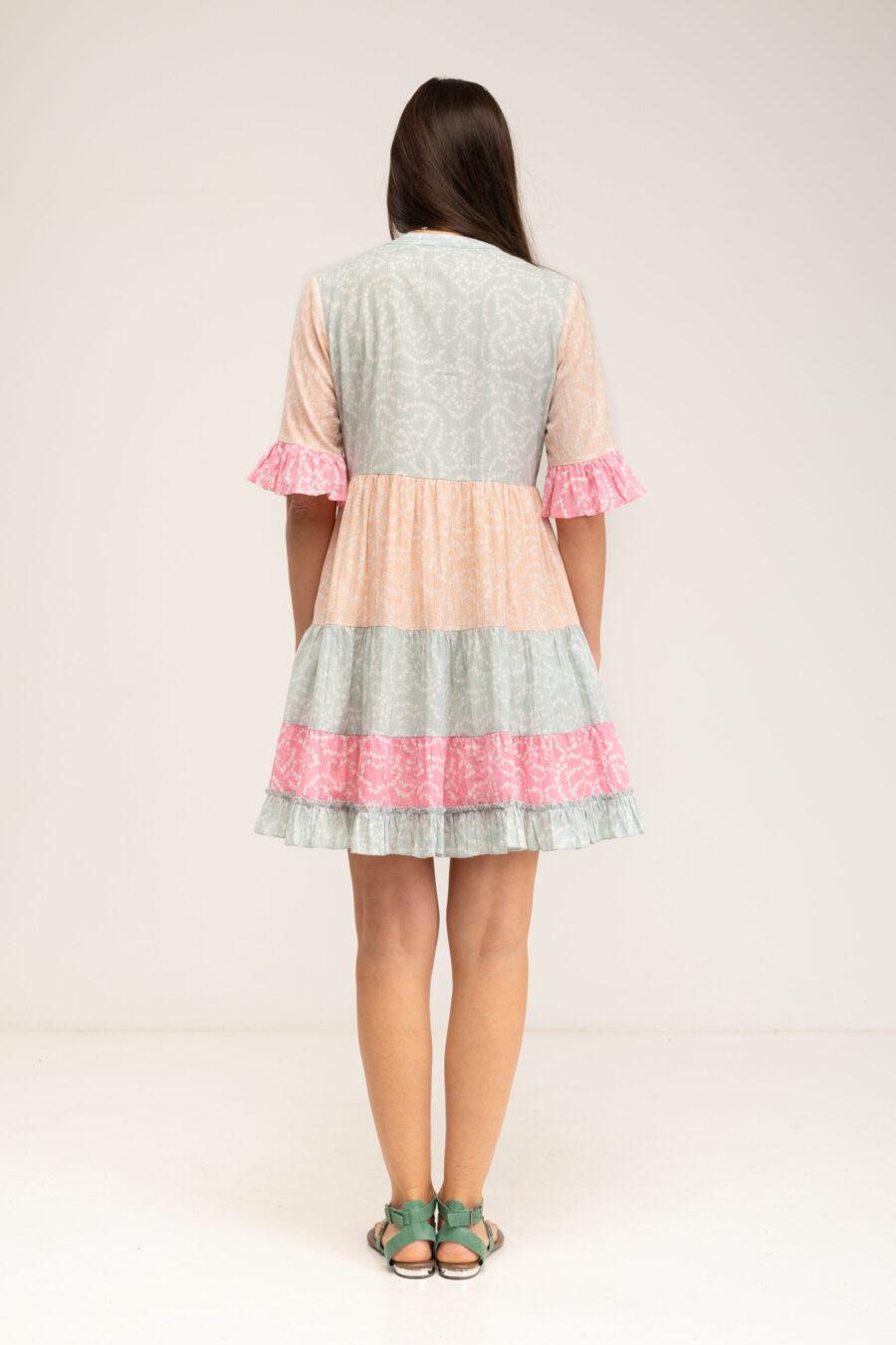 Peace&love By Calao VESTIDO CORTO ESTAMPADO BOHO LOOK