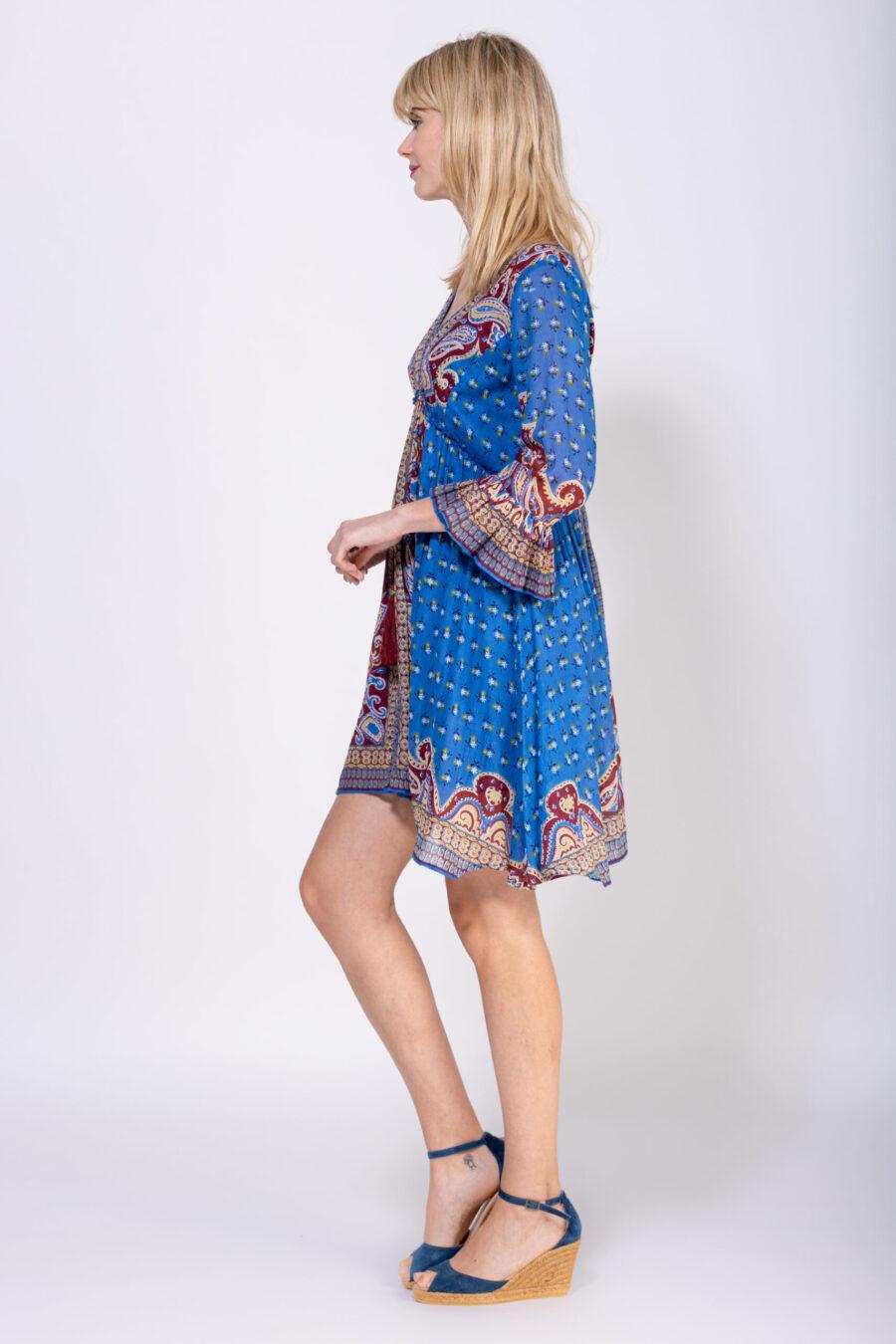 Peace&love By Calao VESTIDO CORTO ESTAMPADO CACHEMIRE