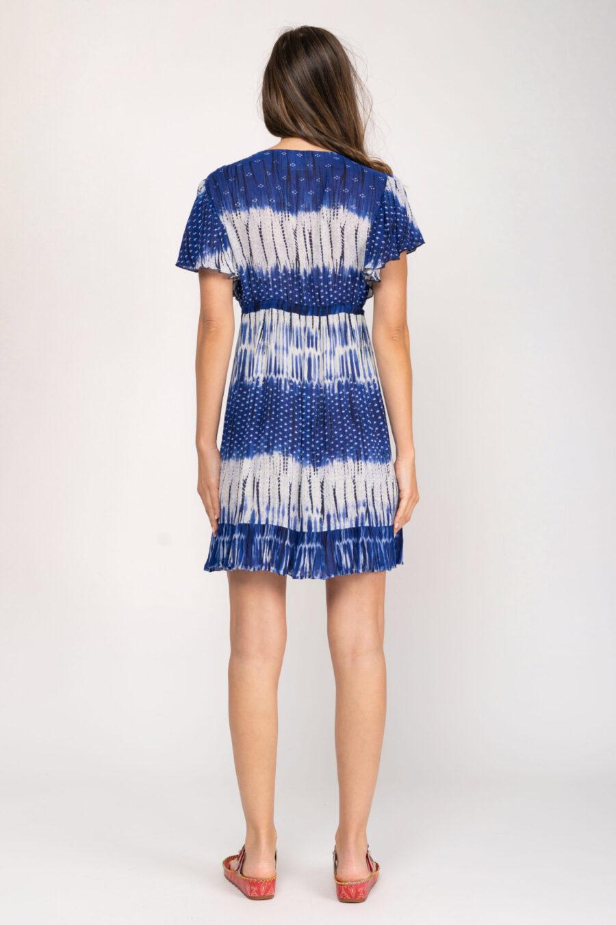 Peace&love By Calao VESTIDO CORTO TIE DYE DE MANGA CORTA