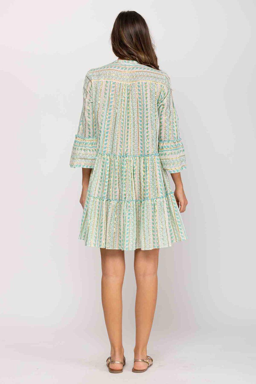 Peace&love By Calao VESTIDO CUELLO MAO CON ESTAMPADO