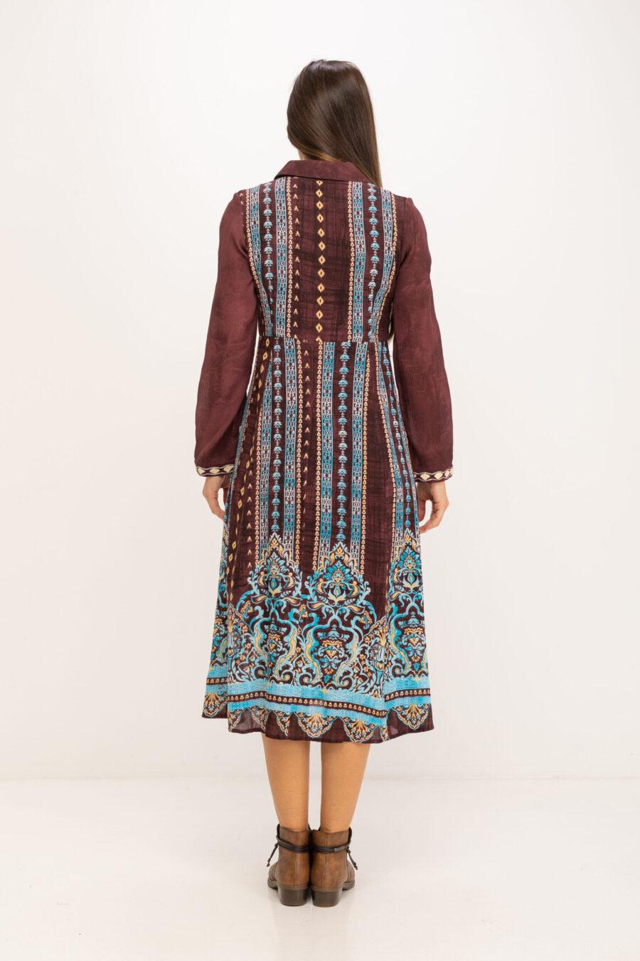 Peace&love By Calao VESTIDO ESTAMPADO ABOTONADO PR3077V