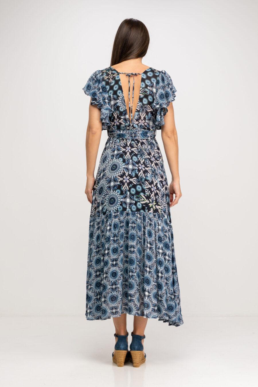 Peace&love By Calao VESTIDO LARGO CON MIX DE ESTAMPADOS