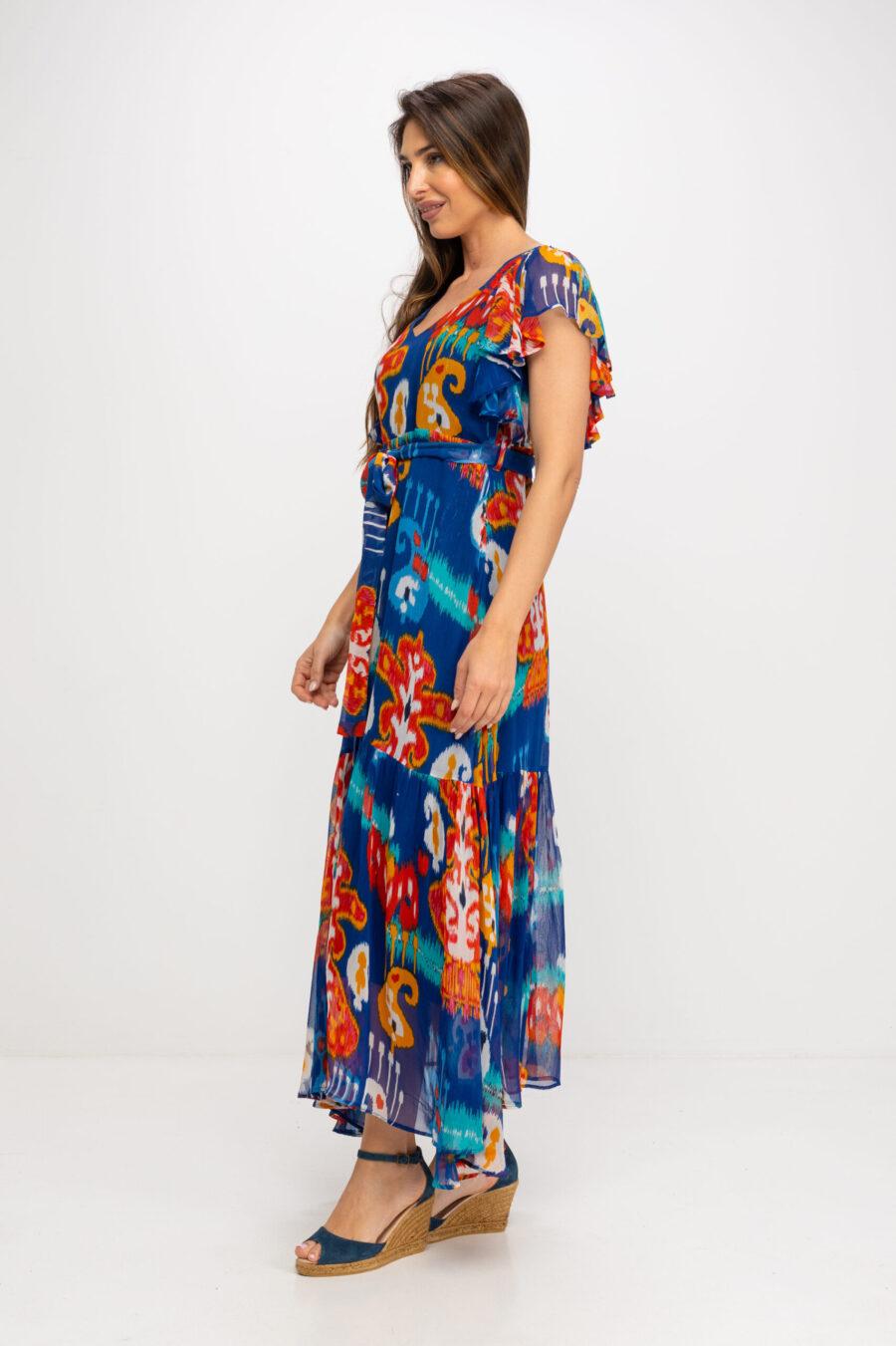 Peace&love By Calao VESTIDO MIDI ESTAMPADO ESPECIAL FLUIDO