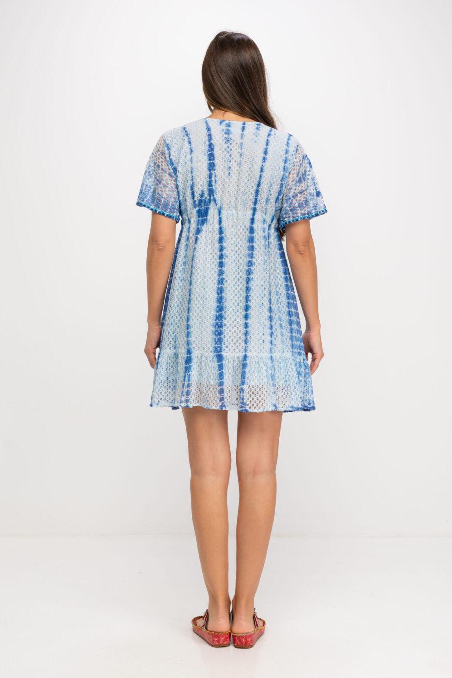 Peace&love By Calao VESTIDO TIE DYE EN TEJIDO CALADO