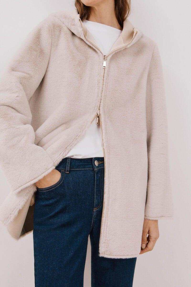 Pedro Del Hierro Abrigo Efecto Doble Faz Reversible