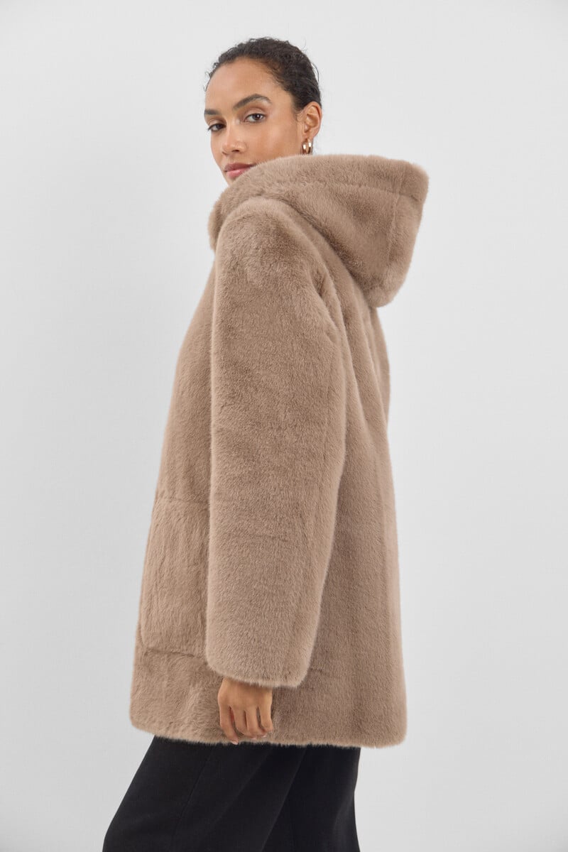 Pedro Del Hierro Abrigo Efecto Doble Faz Reversible