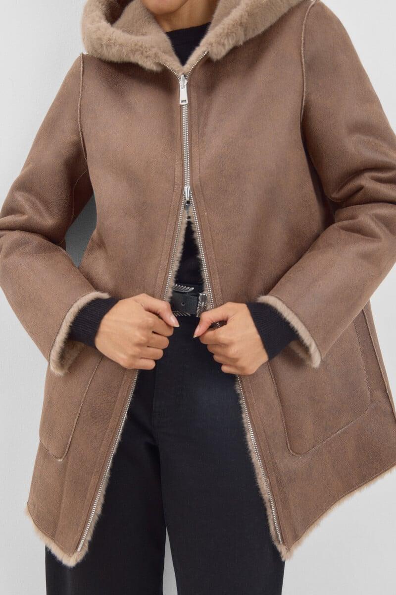 pedro del hierro Abrigo efecto doble faz reversible