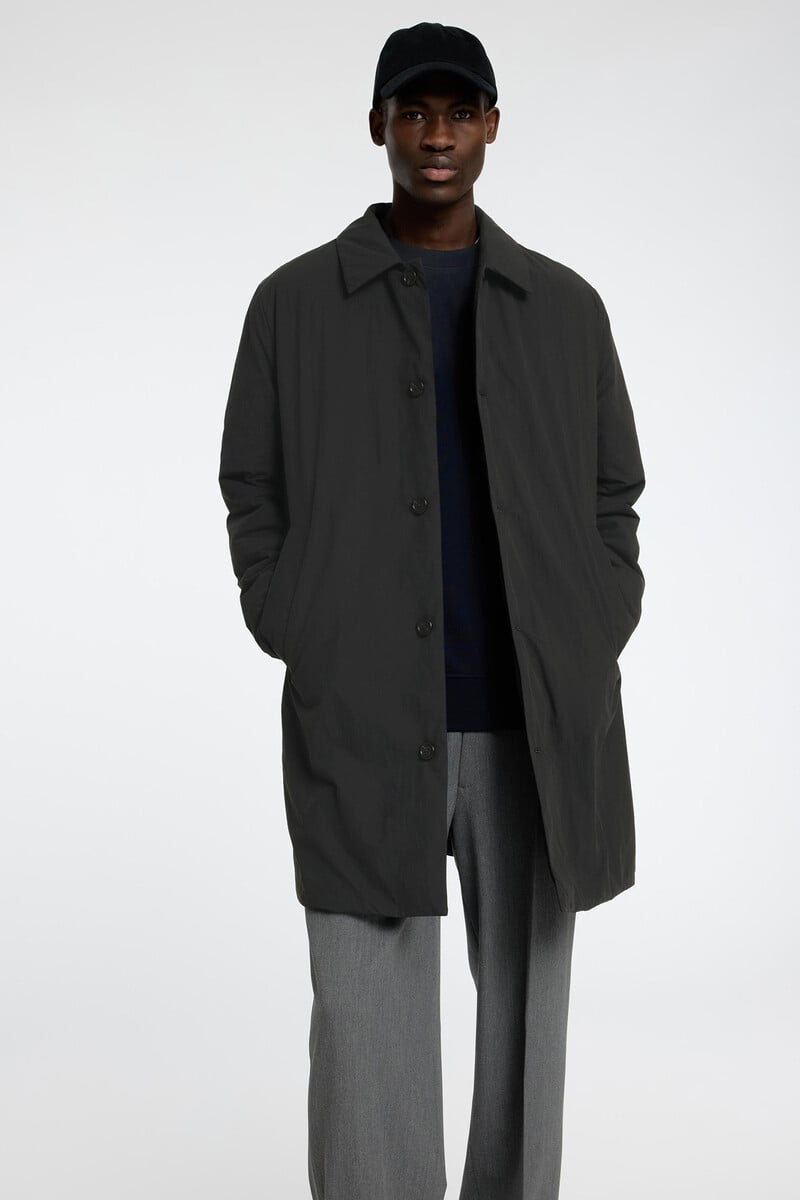 Pedro Del Hierro Abrigo Repelente Al Agua Confeccionado Con Materiales Reciclados