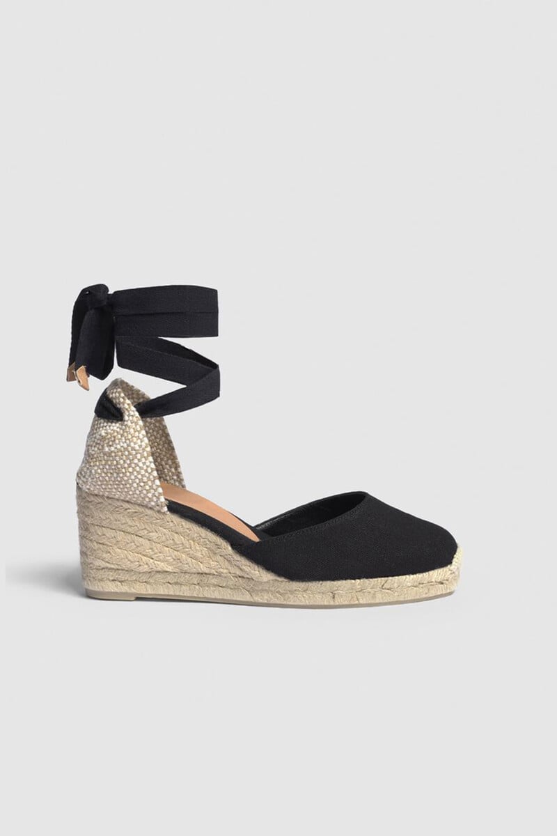 pedro del hierro Alpargata Carina con cuña elaborada en lona