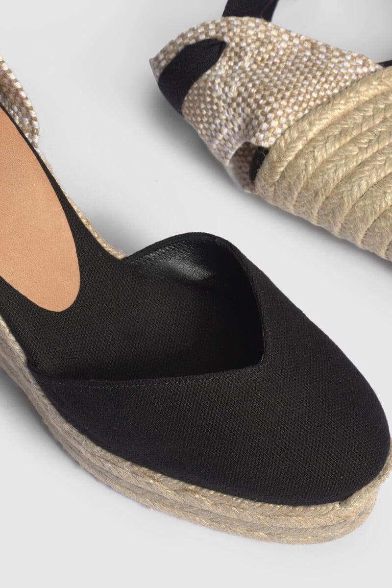 Pedro Del Hierro Alpargata Chiara Con Cuña Elaborada En Lona