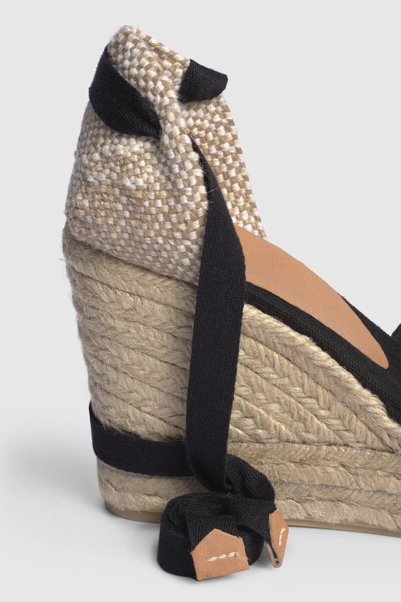 Pedro Del Hierro Alpargata Chiara Con Cuña Elaborada En Lona