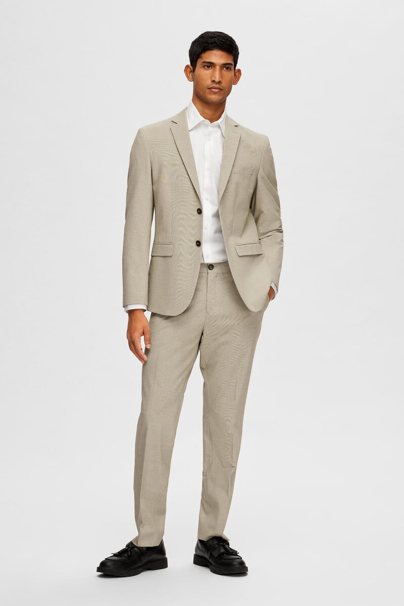 Pedro Del Hierro Americana De Cuadros Slim Fit Confeccionada Con Materiales Reciclados