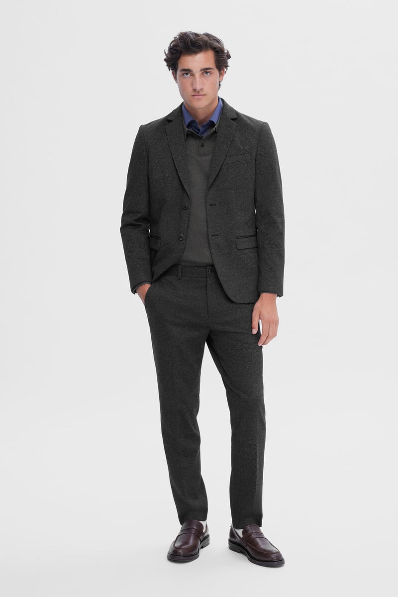 Pedro Del Hierro Americana De Hombre Slim Fit Tejido Estilo Jersey