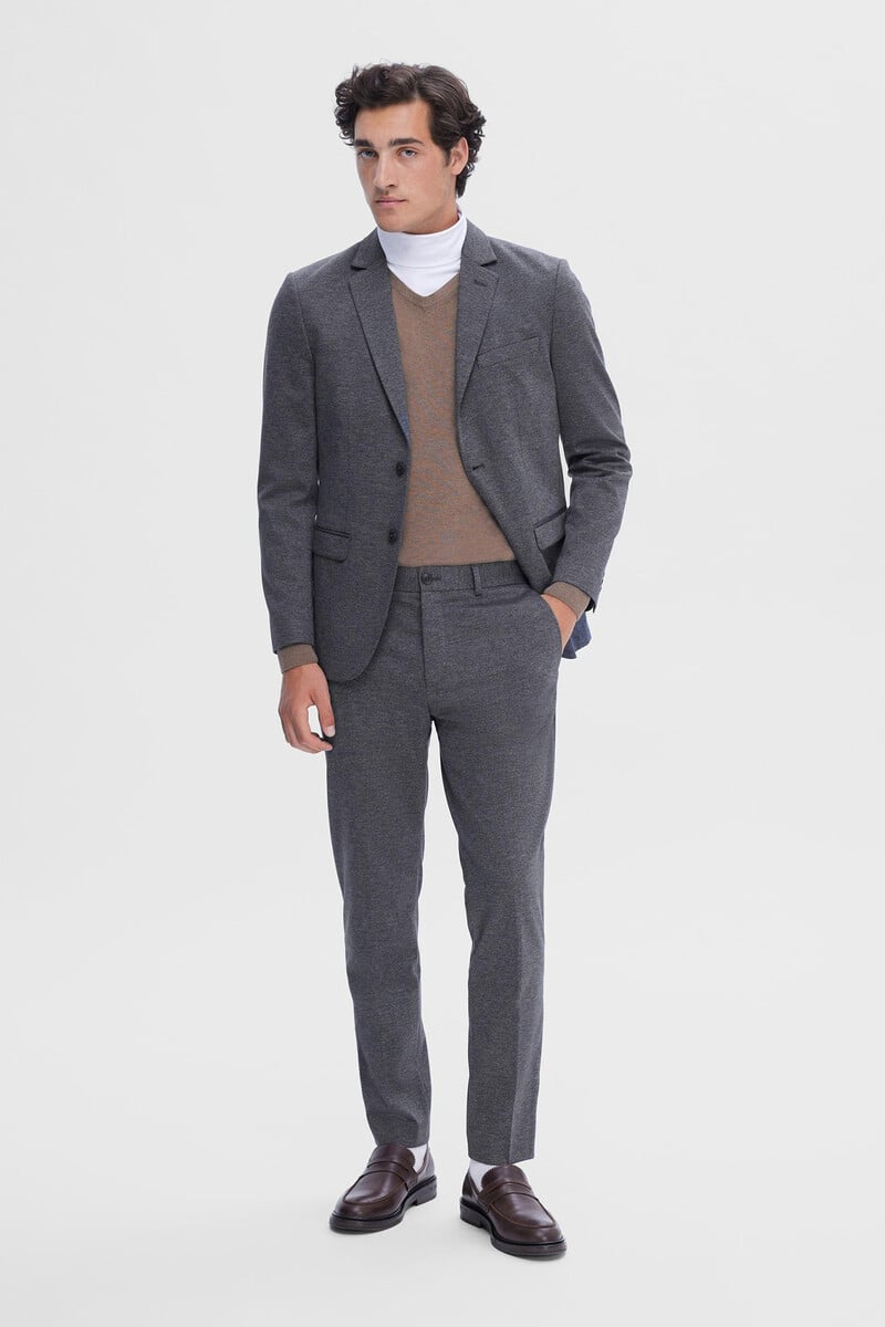 Pedro Del Hierro Americana De Hombre Slim Fit Tejido Estilo Jersey