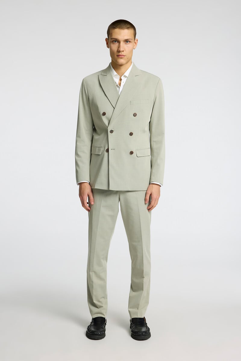 Pedro Del Hierro Americana De Traje Cruzada Slim Fit Con Doble Botonadura