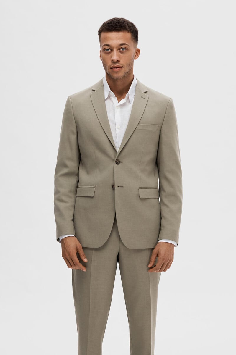 Pedro Del Hierro Americana De Traje Slim Fit Confeccionada Con Lana