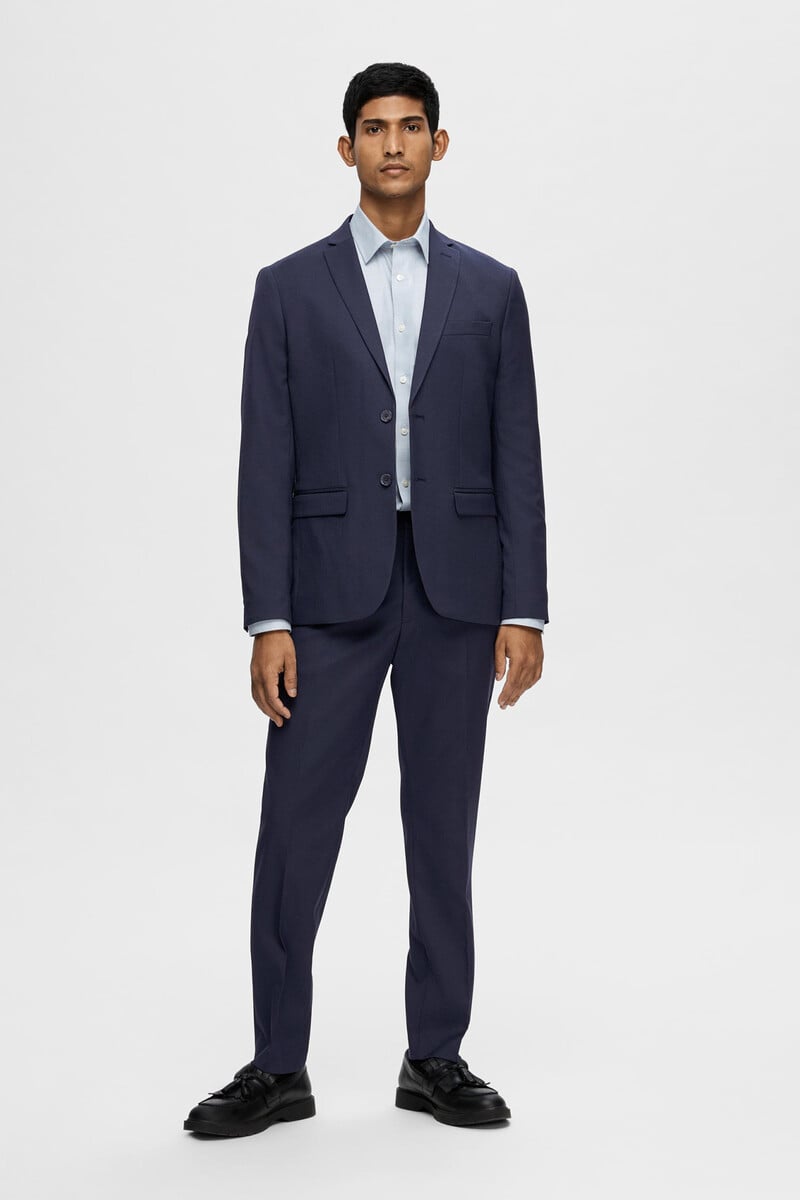 Pedro Del Hierro Americana De Traje Slim Fit Confeccionada Con Materiales Reciclados