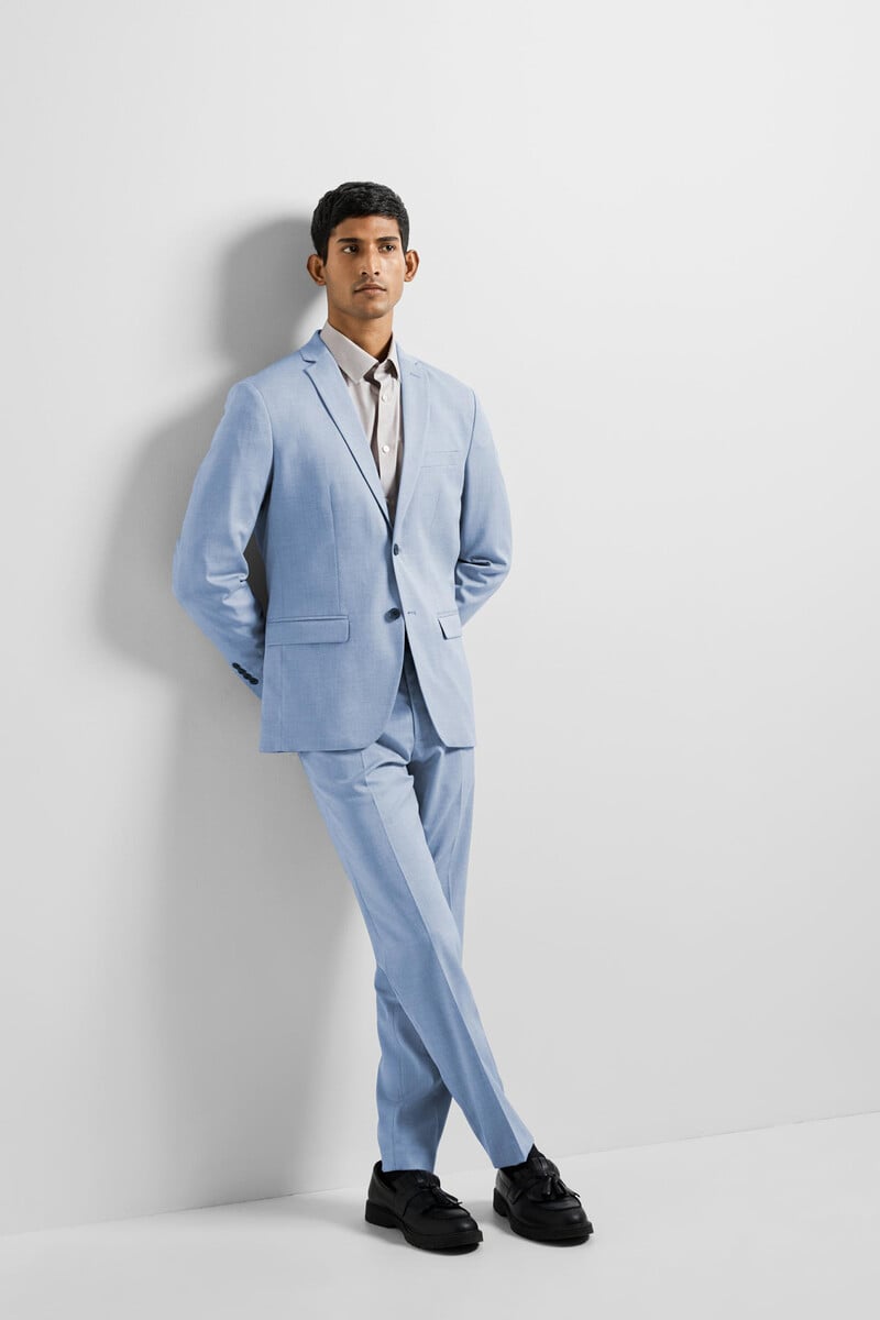 pedro del hierro Americana de traje Slim Fit confeccionada con materiales reciclados