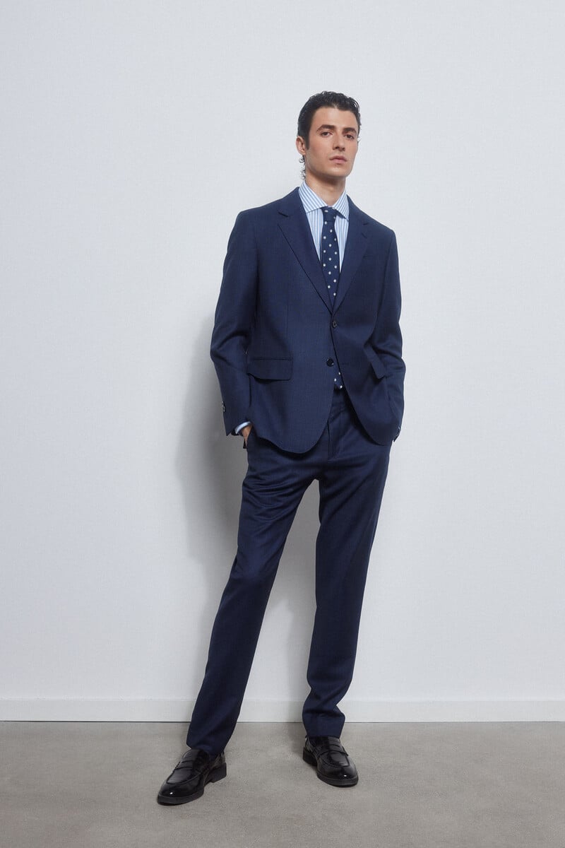 Pedro Del Hierro Americana Ojo Perdiz Bi-stretch Slim