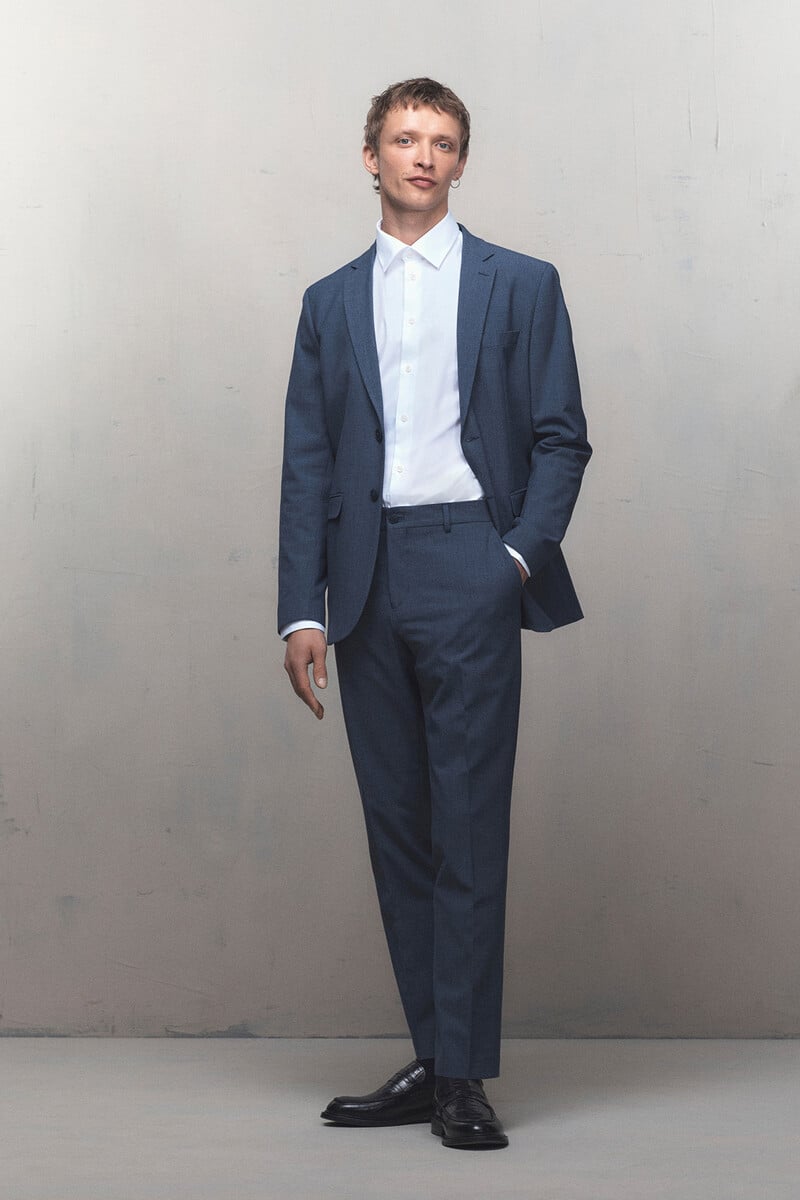 pedro del hierro Americana Slim Fit confeccionada con materiales reciclados
