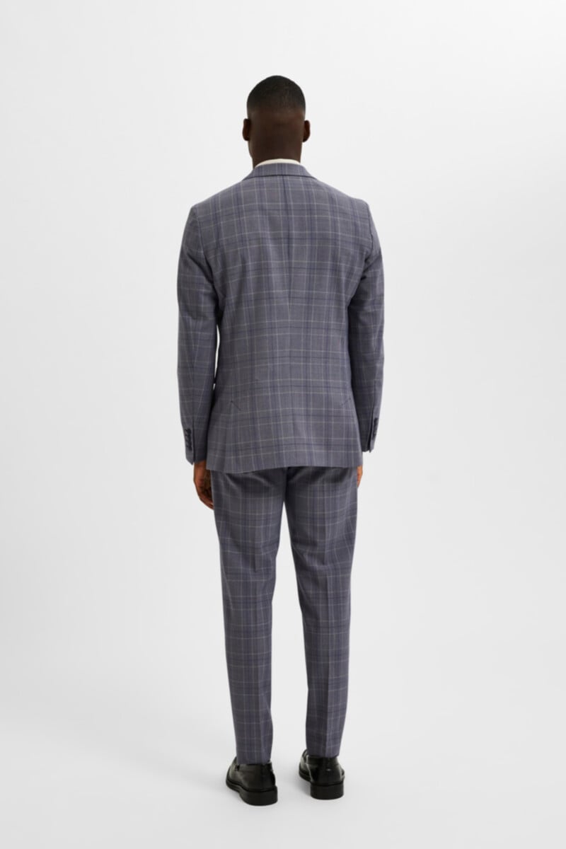 Pedro Del Hierro Americana Slim Fit De Cuadros Con Bolsillos