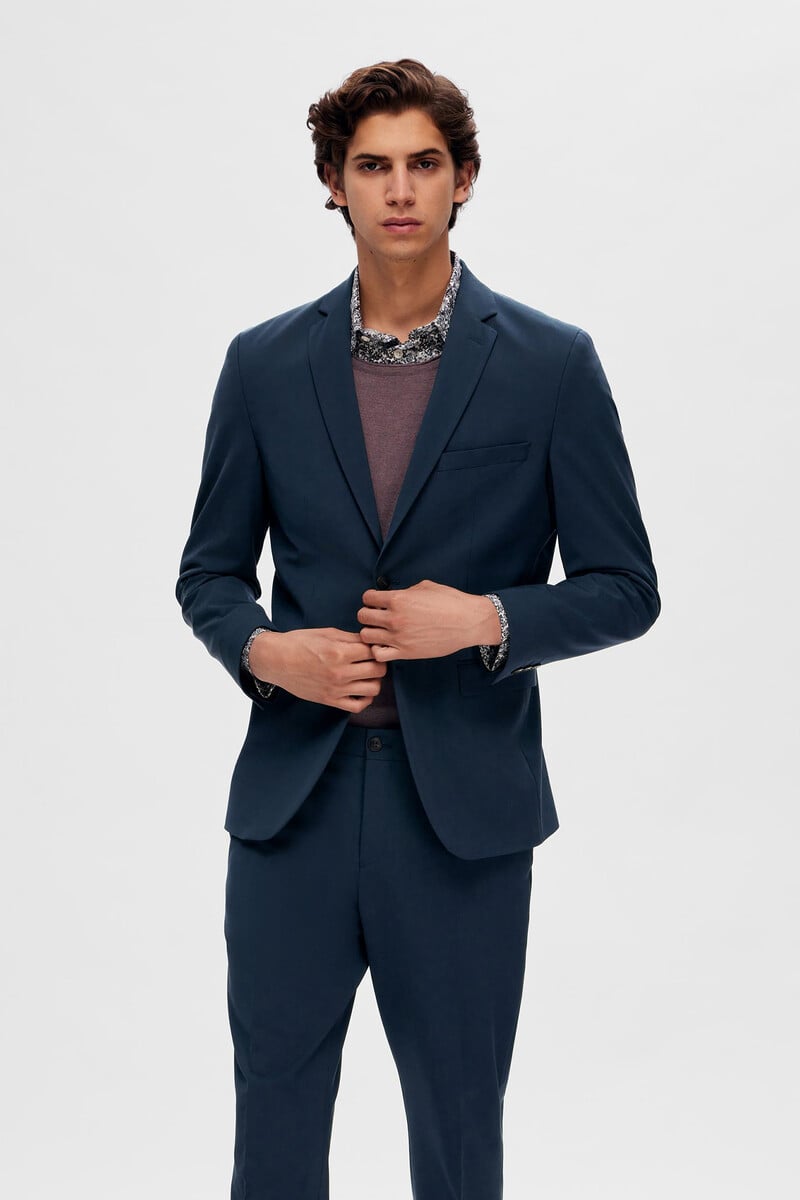 pedro del hierro Americana Slim Fit estilo punto confeccionada con Lenzing Ecovero