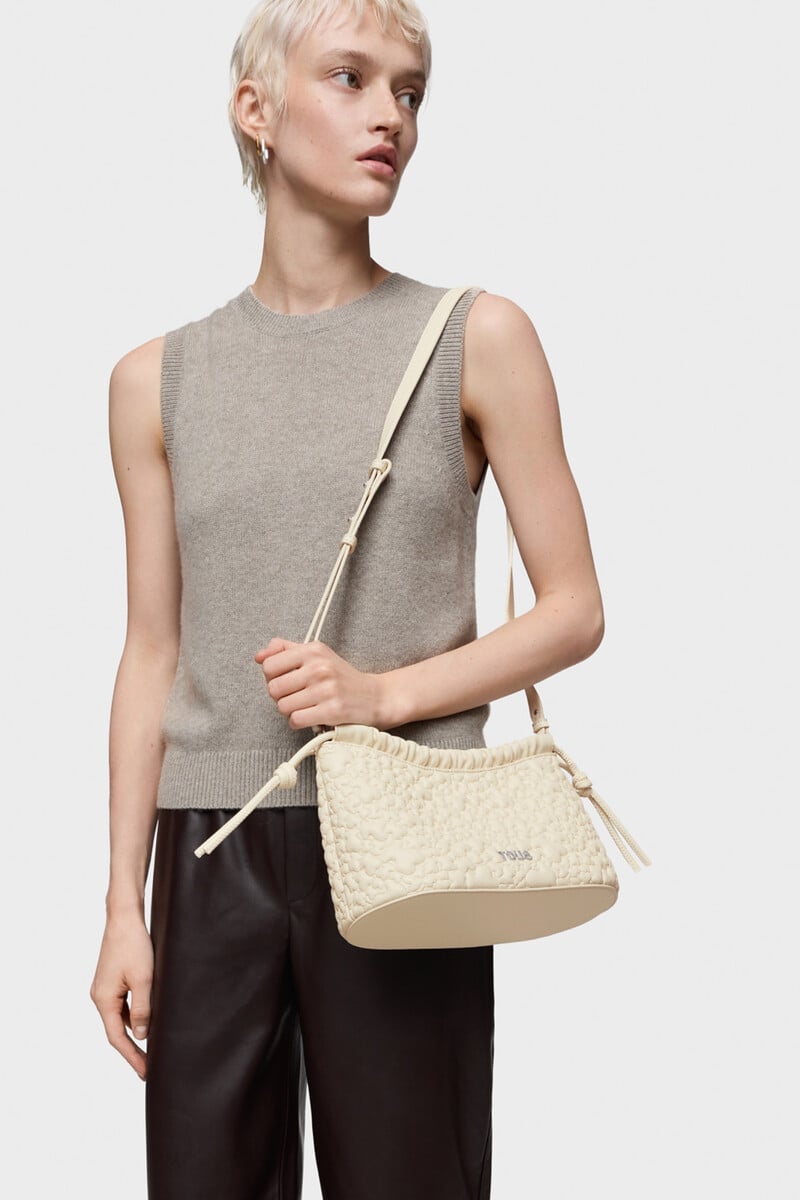 pedro del hierro Bandolera mediana beige TOUS Puffy Bear