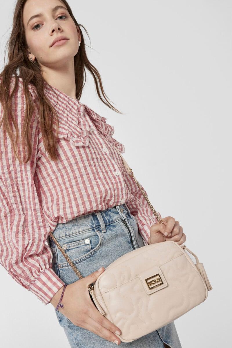 pedro del hierro Bandolera pequeña Kaos Dream beige